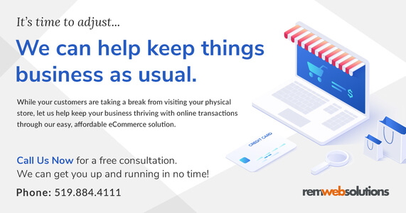 We can help with our eCommerce tools