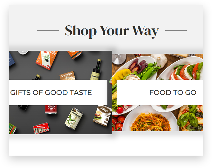 Website Feature - Shop your way
