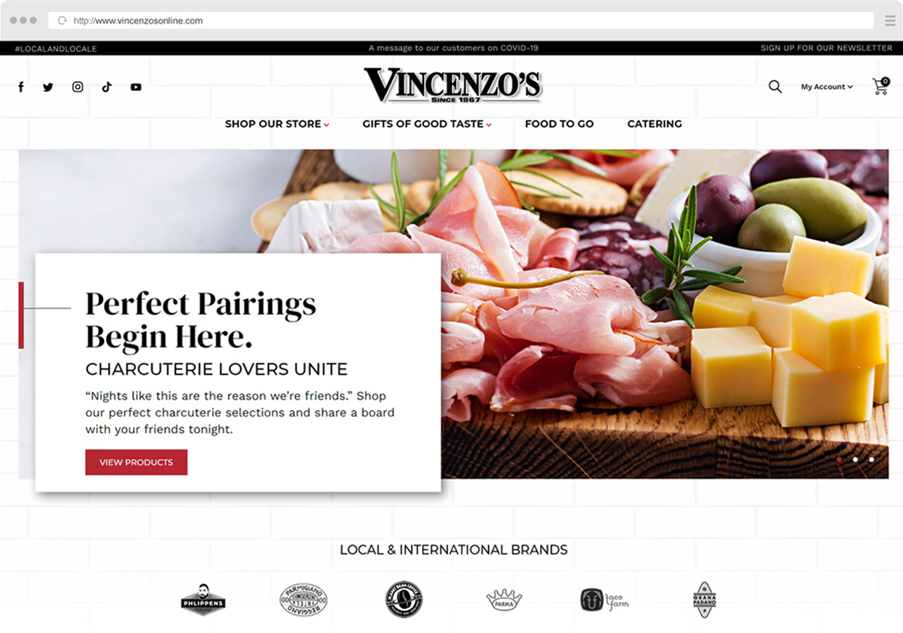 Vincenzo's Homepage Screenshot