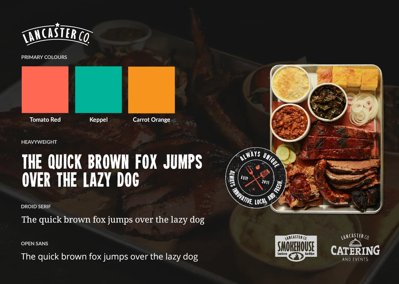 Lancaster Smokehouse brand guideline