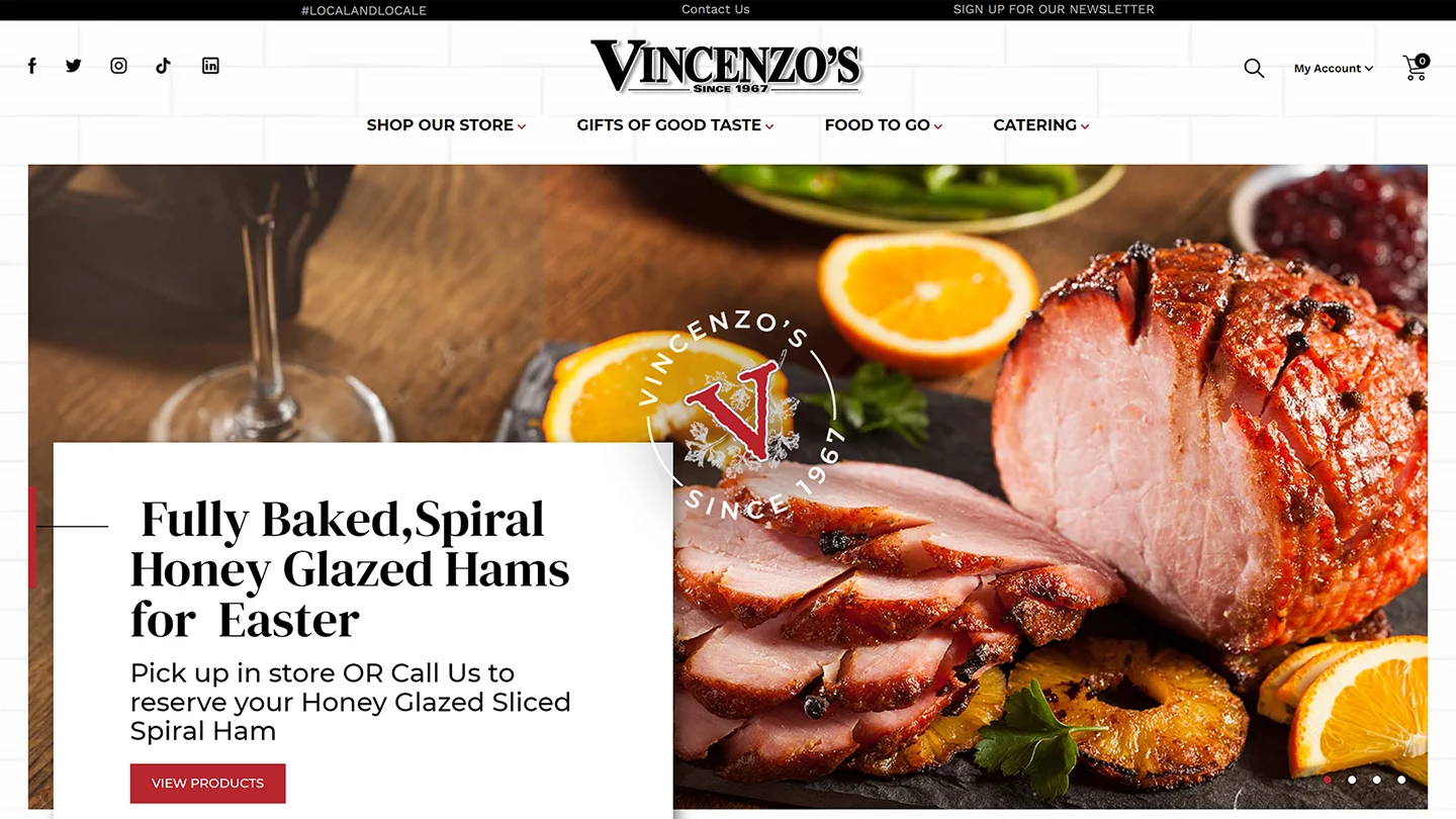Vincenzo's Homepage Screenshot