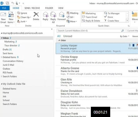 Outlook Local Folder Setup