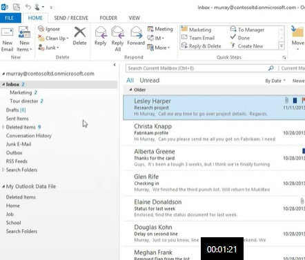 Outlook Local Folder Setup