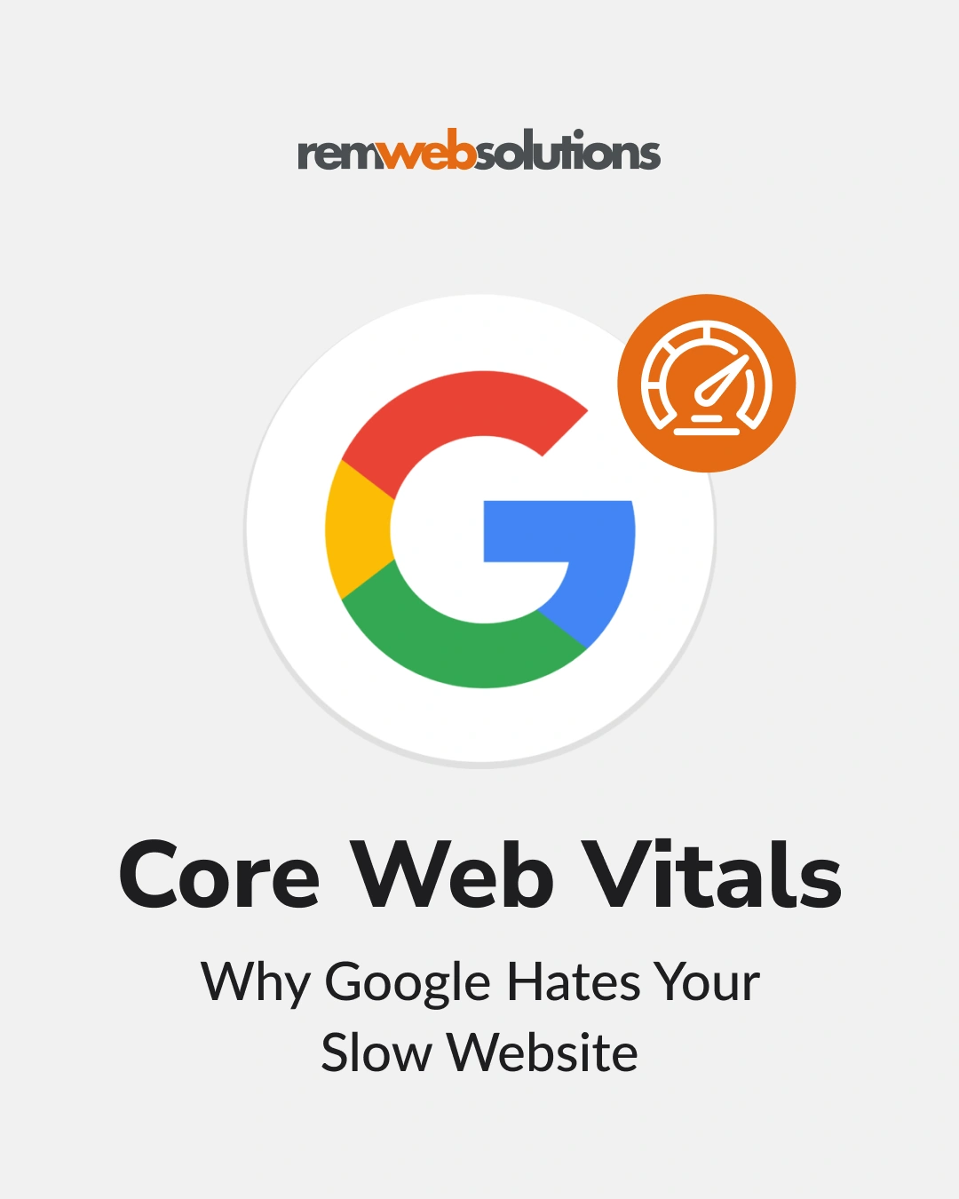 Google logo with web vital icon